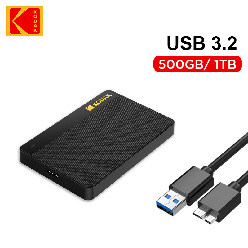 Ssd 500Gb - Kodak Portable External Hard Drive P160