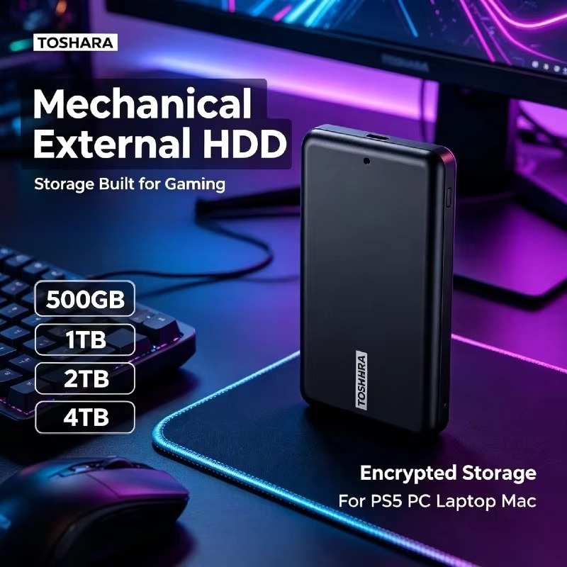 Ssd 500Gb - TOSHARA A5 Portable SSD 4TB 2TB