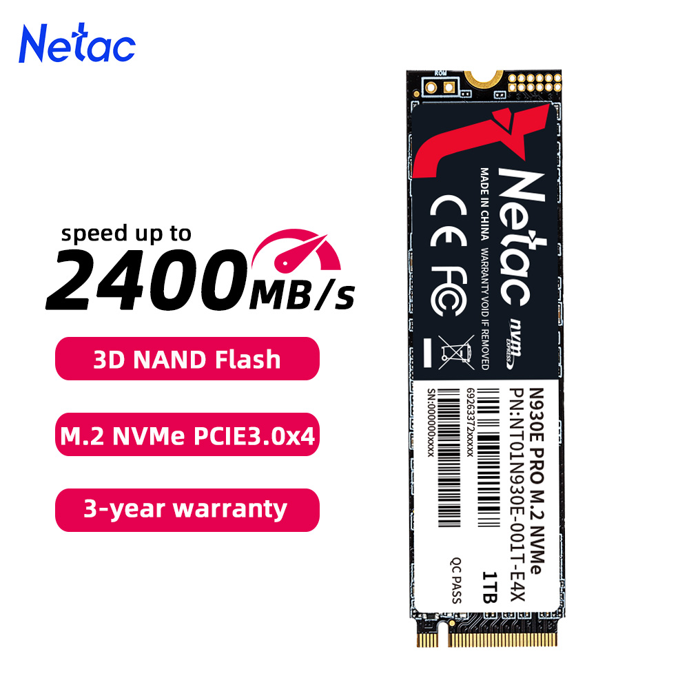 Ssd 500Gb - Netac NVMe SSD M.2 1TB 512GB