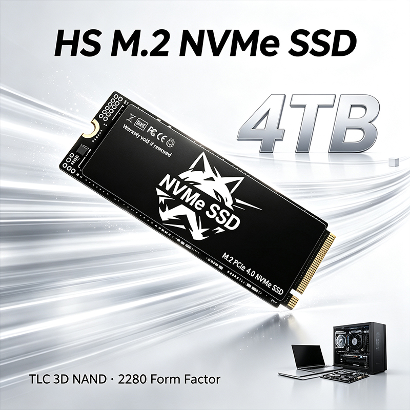 HS M.2 NVMe SSD TLC 3D NAND 22 - Ssd 500Gb recension och pris