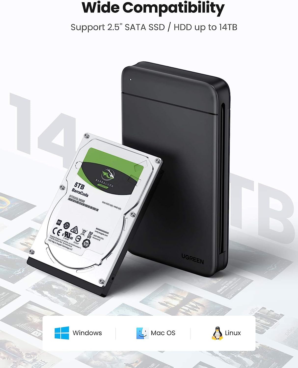 UGREEN USB C Hard Drive Enclos - Sata Ssd recension och pris
