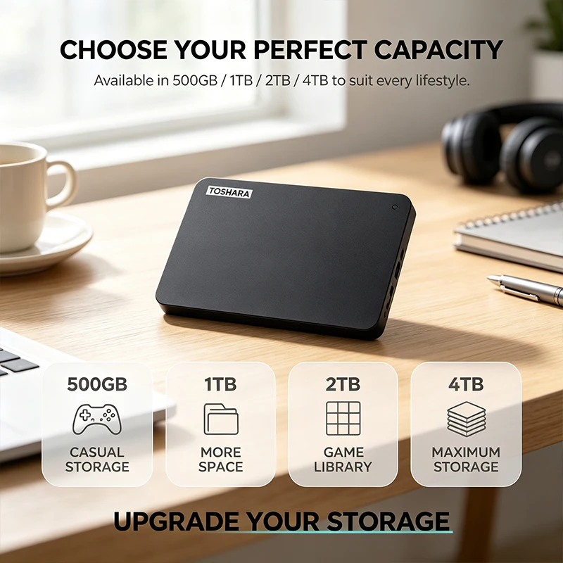 TOSHARA A3 Portable SSD  4TB 2 - Ssd 500Gb recension och pris