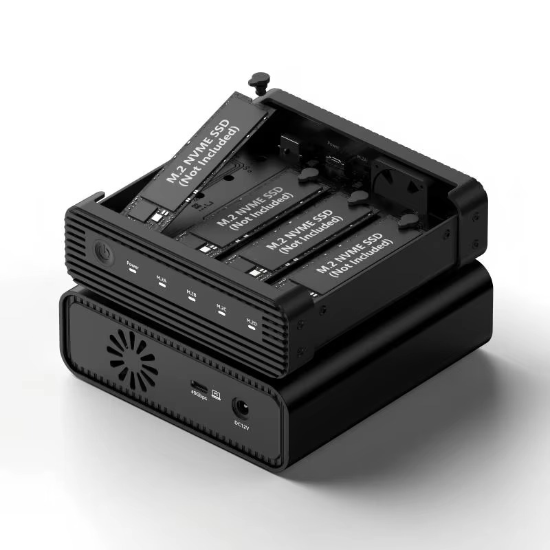 Aluminum M2 4-Bay USB4 Externa - Nvme Ssd recension och pris