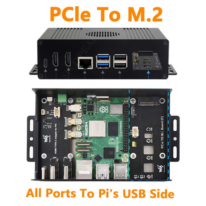 Raspberry Pi 5 Box Case Kit-C  - Nvme Ssd recension och pris