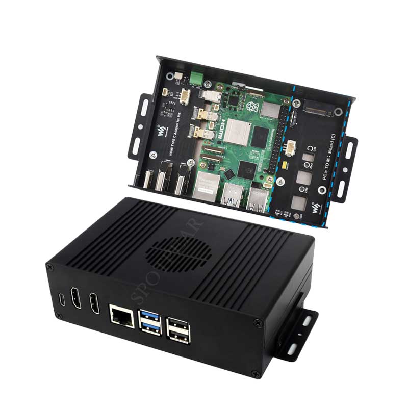 Raspberry Pi 5 Box Case Kit-C  - Nvme Ssd recension och pris