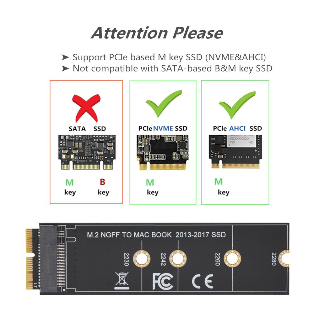 M.2 NVME SSD Convert Adapter C - Memory Card Ssd recension och pris
