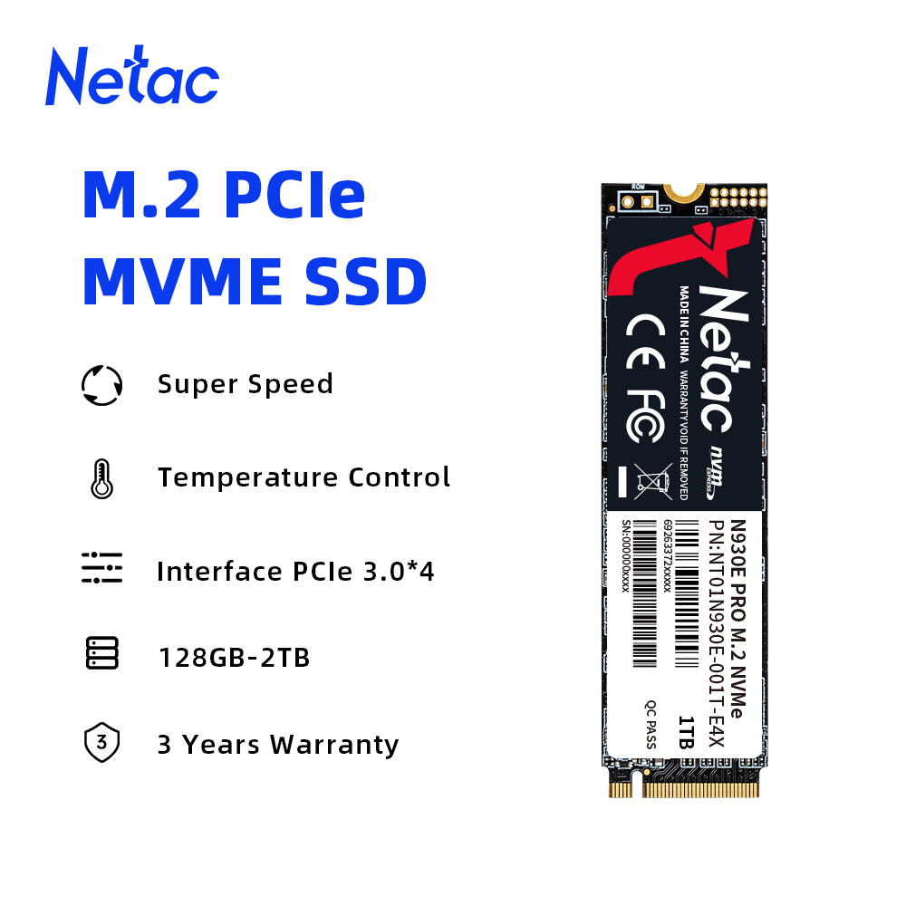 Netac NVMe SSD M.2 1TB 512GB 1 - Ssd 500Gb recension och pris