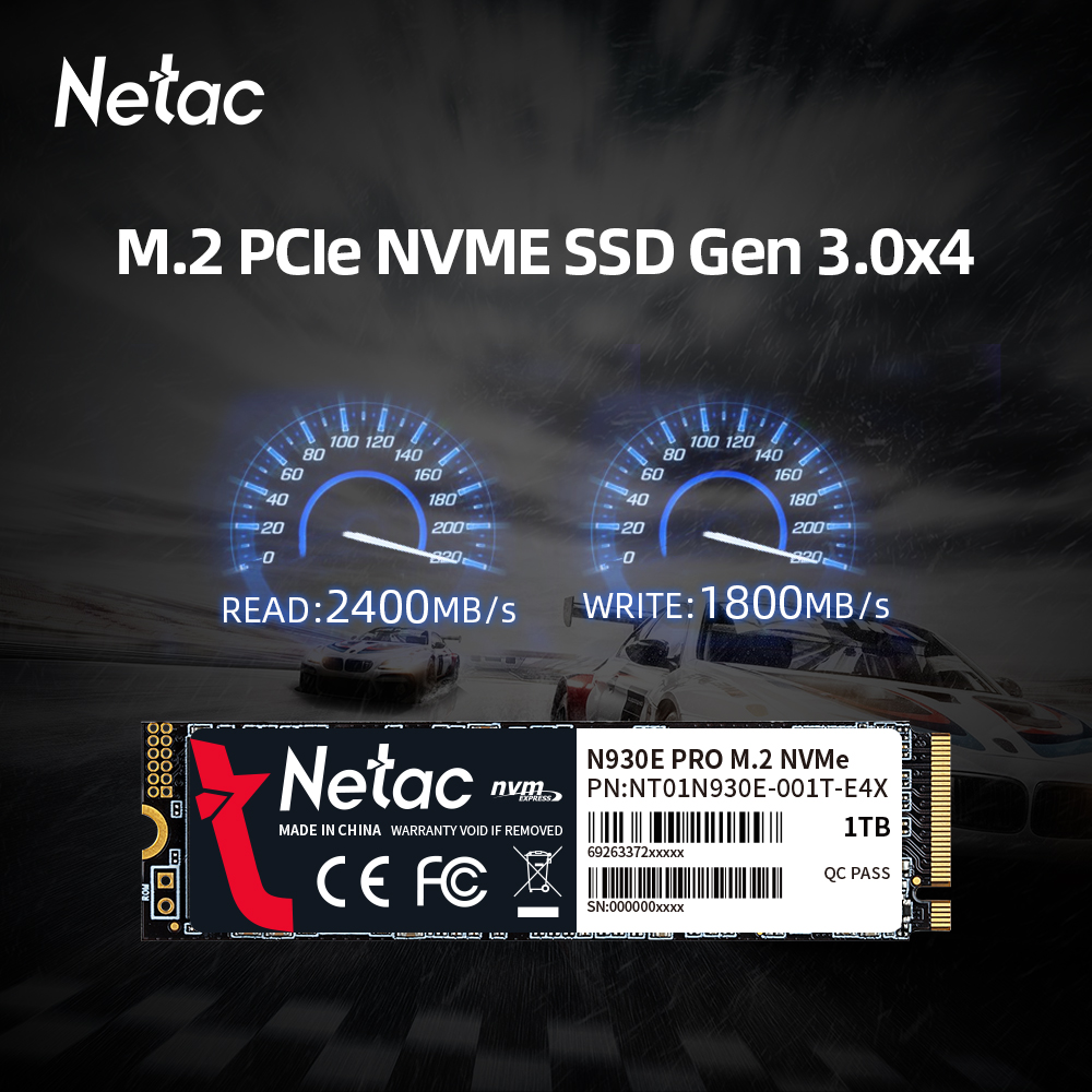 Netac NVMe SSD M.2 1TB 512GB 1 - Ssd 500Gb recension och pris